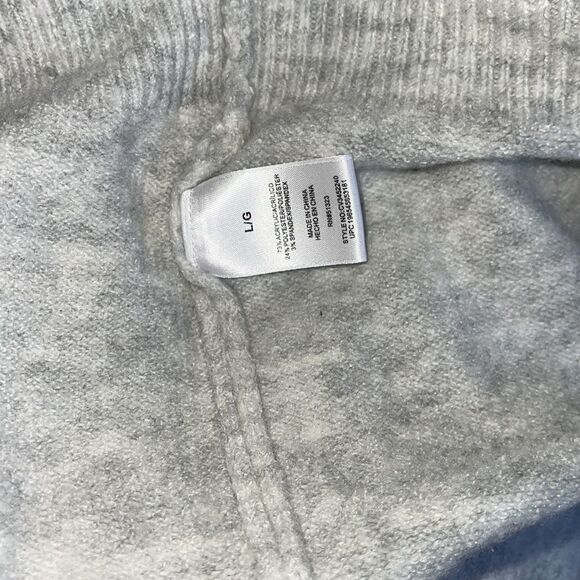 VINCE CAMUTO LIGHT GRAY SWEATER SHIRT - Picture 5 of 5